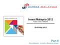 Invest Malaysia Kuala Lumpur Part 2