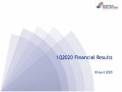1Q 202 Financial Results