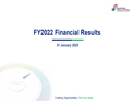 4Q 2022 Financial Results